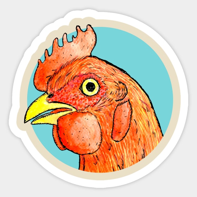 It's a Chicken Sticker by sbsiceland